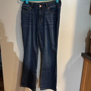M Jeans by Maurices size 12 Short skinny denim jeans high rise curvy EUC